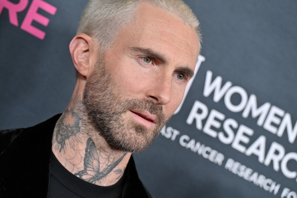Adam Levine attends The Women's Cancer Research Fund's An Unforgettable Evening Benefit Gala 2023 at Beverly Wilshire,  A Four Seasons Hotel on March 16, 2023 in Beverly Hills, California. 