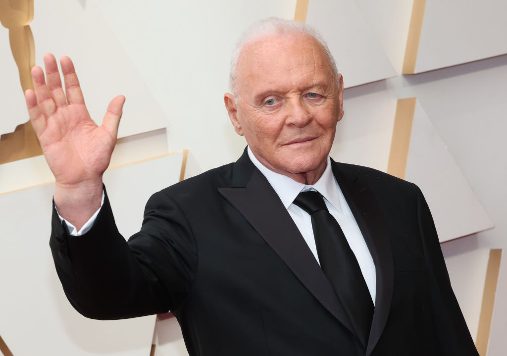 Anthony Hopkins attends the 94th Annual Academy Awards at Hollywood and Highland on March 27, 2022 in Hollywood, California.