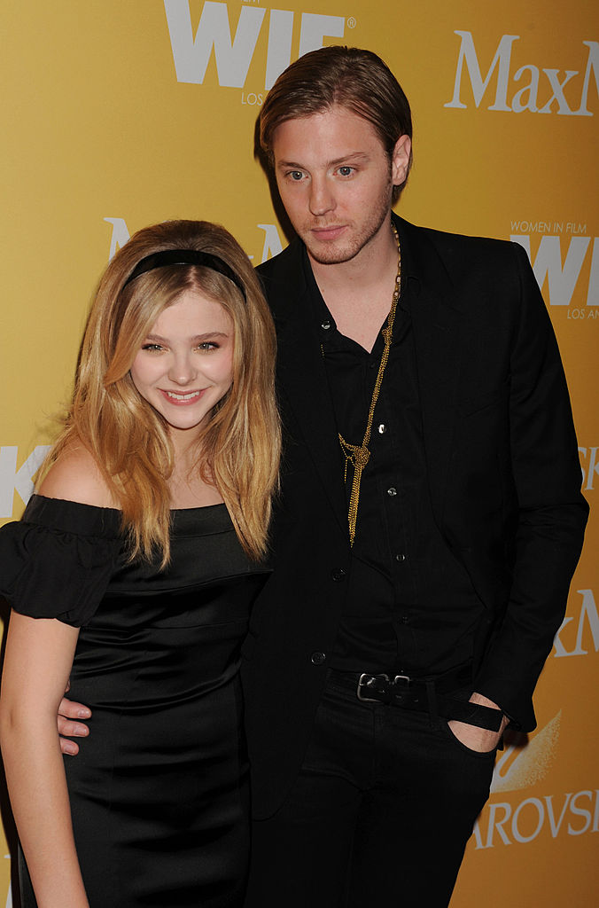 Chloë Grace Moretz and brother Trevor (right)