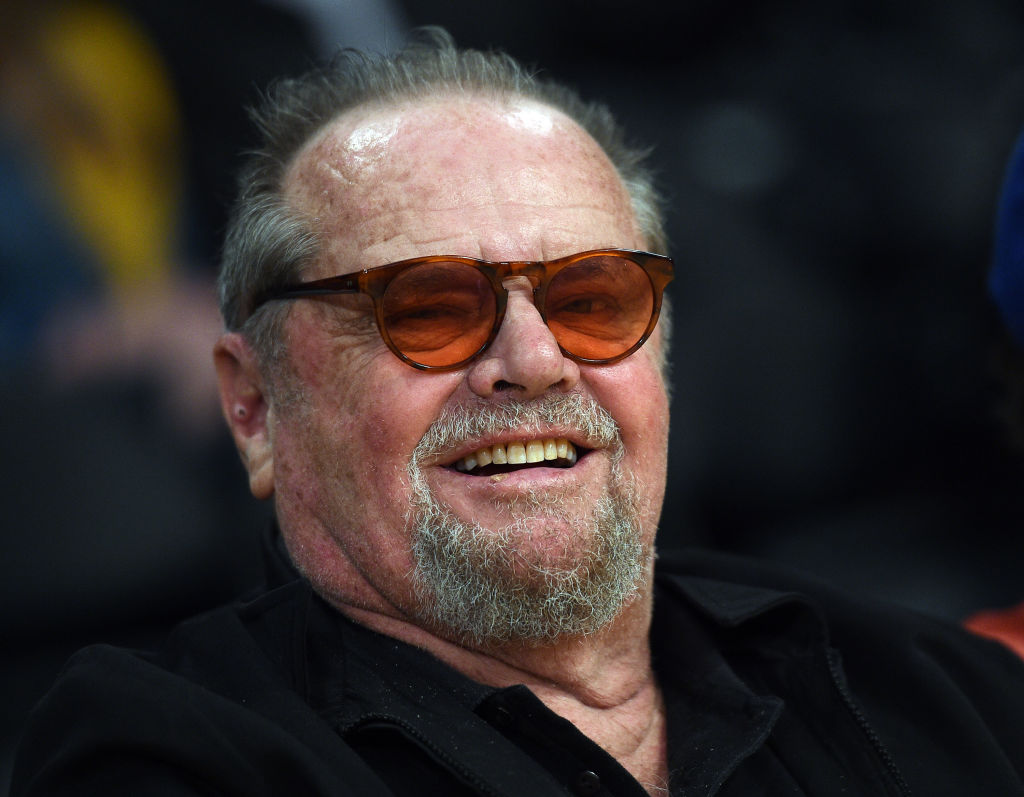 ctor Jack Nicholson attends Minnesota Timberwolves and Los Angeles Lakers basketball game at Staples Center March 24 2017, in Los Angeles, California.