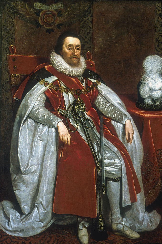 A painting of King James VI / King James I, King James 1621