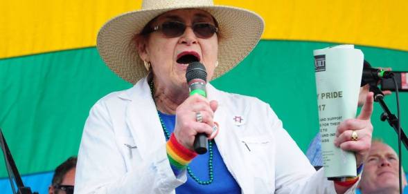 trans advocate Barbra 'babs' siperstein was remembered as a 'trailblazer' for equality.