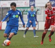 Shiho Shimoyamada plays for the German women's Bundesliga team Sv Meppen.