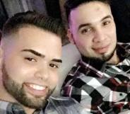 Picture of the gay couple who were refused a couples massage in Naples, Florida.