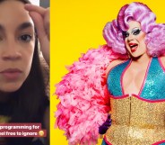 Alexandria Ocasio-Cortez and Nina West