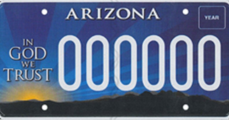 Arizona is allegedly funding Alliance Defending Freedom via the 'In God We Trust' license plates