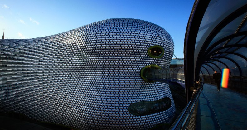 Bullring Shopping Centre in Birmingham, England.