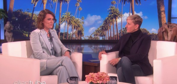 Brandi Carlile performed on the Ellen DeGeneres show on February 14.