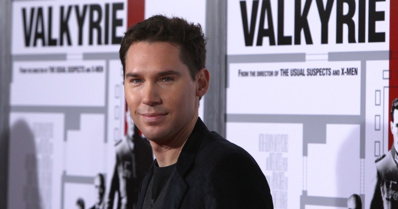 Director Bryan Singer arrives on the red carpet of the Los Angeles premiere of 'Valkyrie' at the Directors Guild of America on December 18, 2008 in Los Angeles, California.