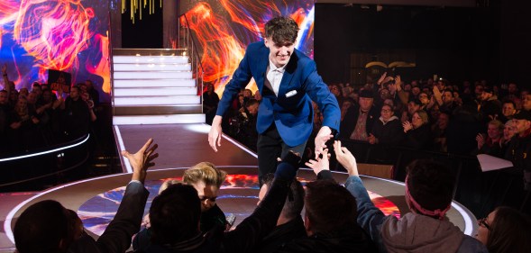 Cameron Cole wins the Big Brother Final 2018 at Elstree Studios on November 05, 2018 in Borehamwood, England.
