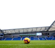 Brighton's Amex stadium ahead of the Premier League match between Brighton & Hove Albion and Chelsea FC