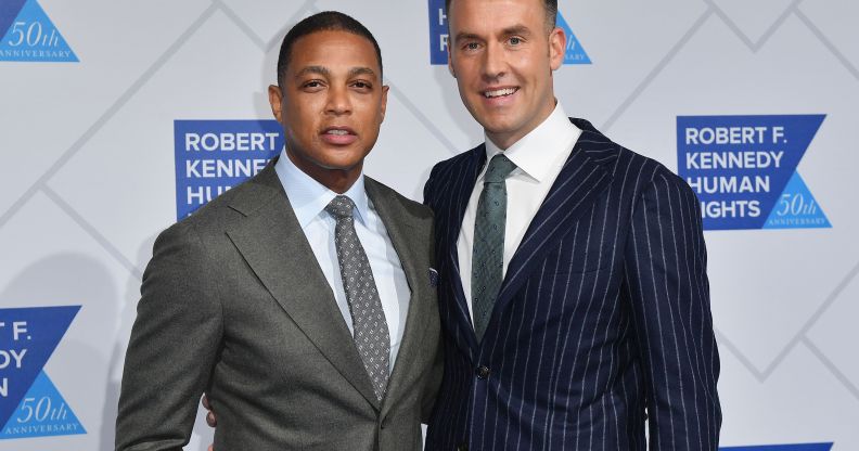 US journalist Don Lemon and his partner Tim Malone attends the 2018 Robert F. Kennedy Human Rights' Ripple Of Hope Awards at New York Hilton Midtown on December 12, 2018 in New York City.