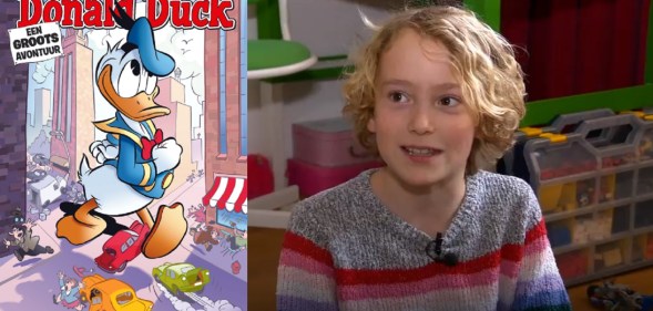 10-year-old Fenna asked for the Donald Duck comic book to add LGBT+ characters