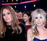 TV personality Caitlyn Jenner (L) and Sophia Hutchins