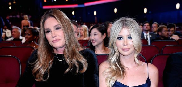 TV personality Caitlyn Jenner (L) and Sophia Hutchins