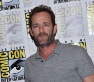 Actor Luke Perry arrives for the press line of "Riverdale" at Comic Con in San Diego, July 21, 2018.