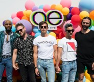 Karamo Brown, Bobby Berk, Antoni Porowski, Tan France and Jonathan Van Ness attend Netflix's Queer Eye Celebrates 4 Emmy Nominations with GLSEN at NeueHouse Hollywood on August 12, 2018