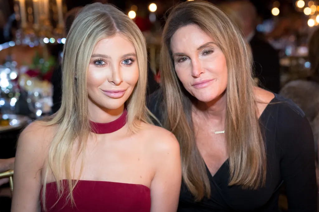 Caitlyn Jenner with girlfriend Sophia Hutchins.