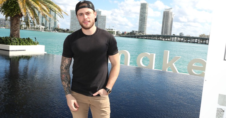 Gus Kenworthy, who will star in Ryan Murphy's American Horror Story season 9, attends the Samsung /make Creators Brunch During Miami Art Week on December 07, 2018 in Miami, Florida.