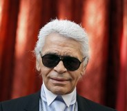 German fashion designer Karl Lagerfeld who was with Jacques de Bascher for 18 years.