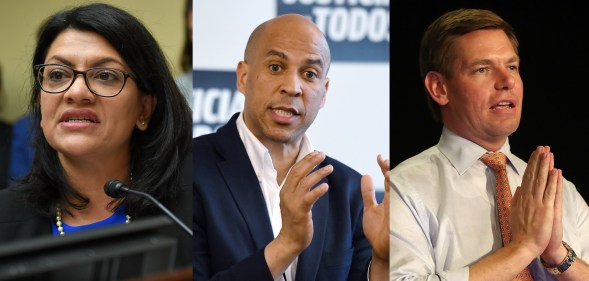 US Congresspeople Rashida Tlaib, Cory Booker and Eric Swallwell were targeted