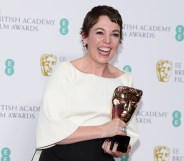 Olivia Colman wins Leading Actress award for The Favourite at the Baftas 2019.