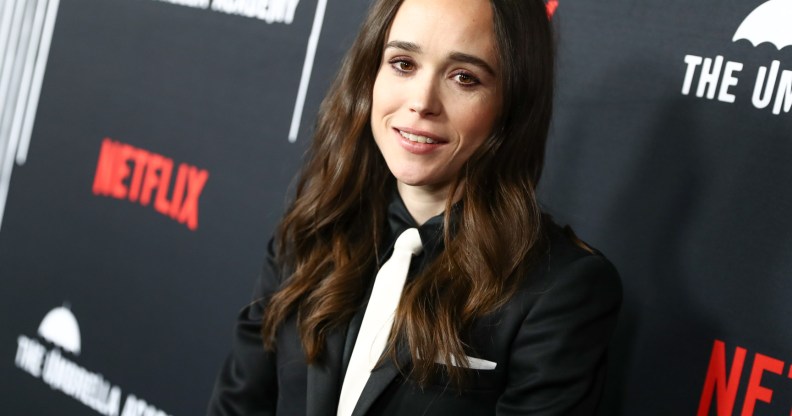 Ellen Page attends the premiere of Netflix's "The Umbrella Academy."