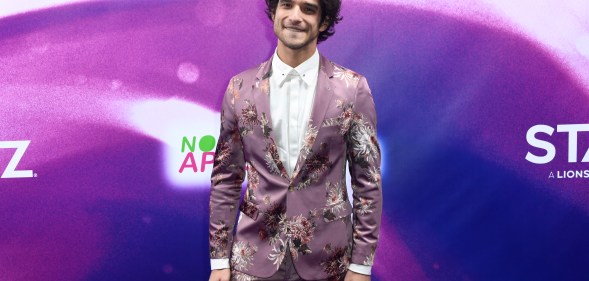 Tyler Posey attends the premiere of 'Now Apocalypse' where he plays a gay character for the first time.