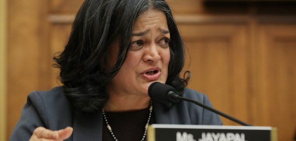 Lawmaker Pramila Jayapal.