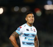 Rugby player Israel Folau, who was found guilty of breech of contract after posting anti-gay messages on social media.