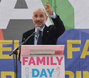 Massimo Gandolfini, who campaigned against civil partnerships, is one of the organisers of the World Congress of Families meeting in Verona, Italy.