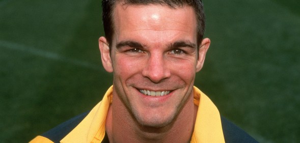 Ian Roberts of the Kangaroos poses for a photo during the Australian Kangaroos Rugby League photocall for the upcoming tour of Great Britain held in England.