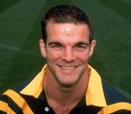 Ian Roberts of the Kangaroos poses for a photo during the Australian Kangaroos Rugby League photocall for the upcoming tour of Great Britain held in England.
