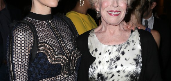 Actresses Sarah Paulson (L) and Holland Taylor attend the 32nd annual Television Critics Association Awards during the 2016 Television Critics Association Summer Tour at The Beverly Hilton Hotel on August 6, 2016 in Beverly Hills, California.