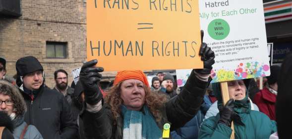 A trans rights campaigner, representing Tennessee, which has included trans people in its hate crime laws