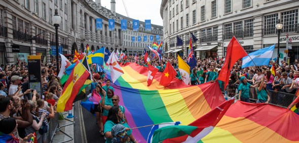London Pride on Regent's Street, 2017