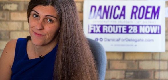Danica Roem, a Democrat for Delegate in Virginia's district 13, and who is transgender, raised more than $26k after being targeted by the Westboro Baptist Church.