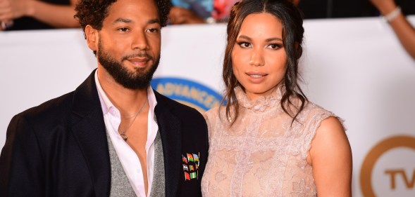 Jussie Smollett (L) and Jurnee Smollett attend the 49th NAACP Image Awards at Pasadena Civic Auditorium on January 15, 2018 in Pasadena, California.
