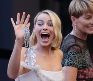 Margot Robbie arrives for the 90th Annual Academy Awards on March 4, 2018
