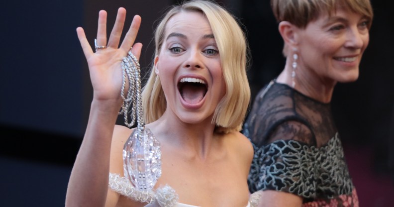 Margot Robbie arrives for the 90th Annual Academy Awards on March 4, 2018
