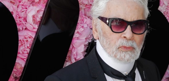 Photo of Karl Lagerfeld who has died aged 85