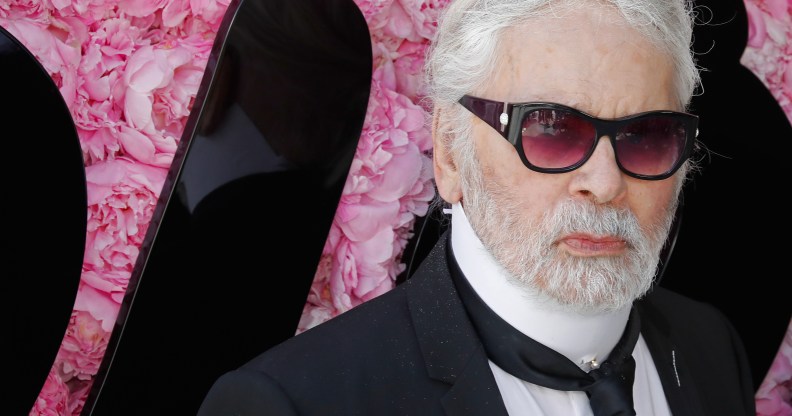 Photo of Karl Lagerfeld who has died aged 85