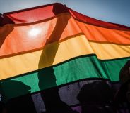 LGBt activists, like those in Botswana advocating for the decriminalisation of gay sex, with a rainbow flag take part in the annual Gay Pride Parade.