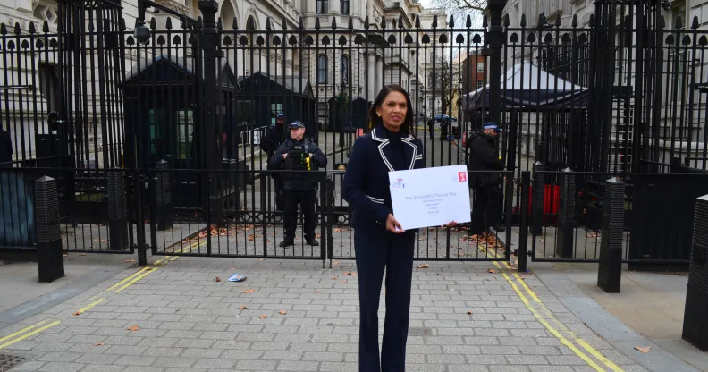 Photo of Gina Miller, Brexit campaigner.