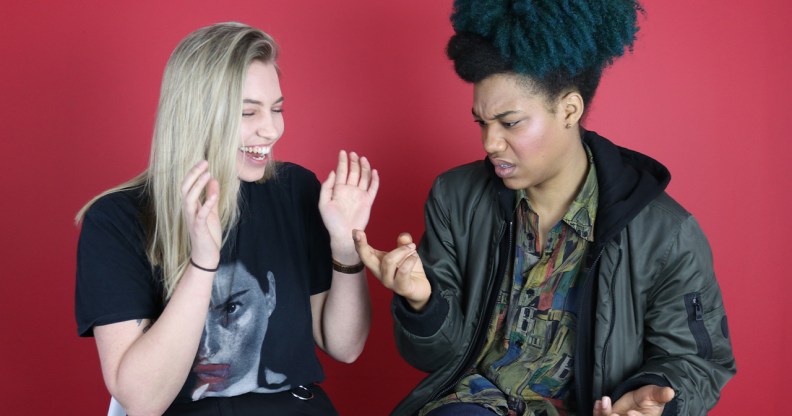 Poppy and Kemah share funny lesbian sex stories (PinkNews)