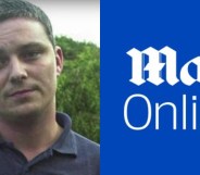 A picture of Ian Huntley and the MailOnline logo