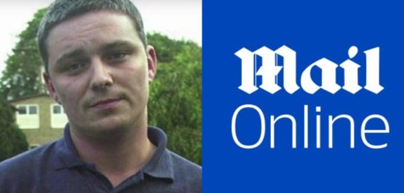 A picture of Ian Huntley and the MailOnline logo