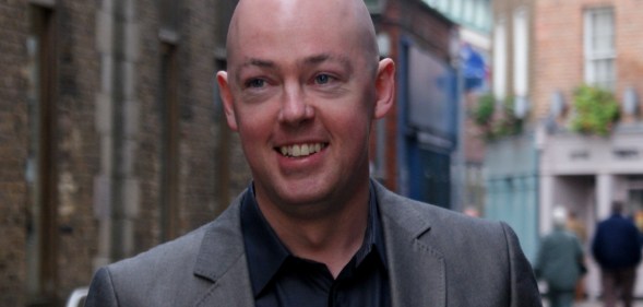 Author of trans novel John Boyne in Dublin.