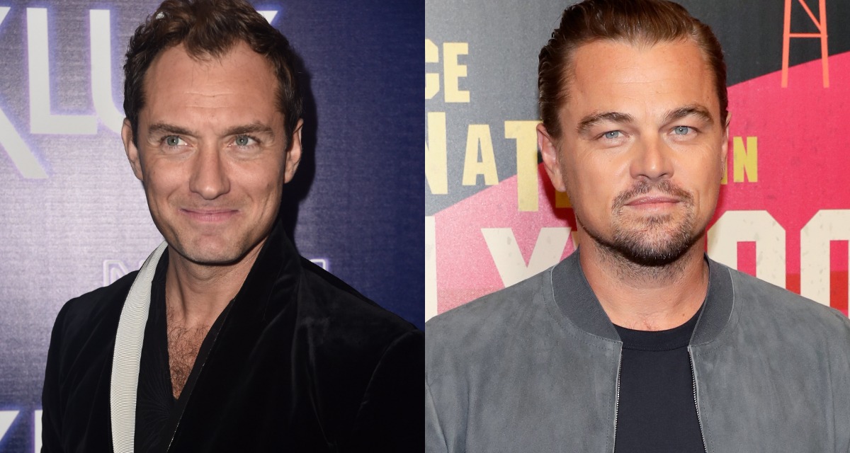 Jude Law and Leonardo DiCaprio, who are featured on a list of the smallest penises in Hollywood
