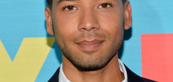Actor Jussie Smollet attends the FOX 2014 Programming Presentation at the FOX Fanfront on May 12, 2014 in New York City.